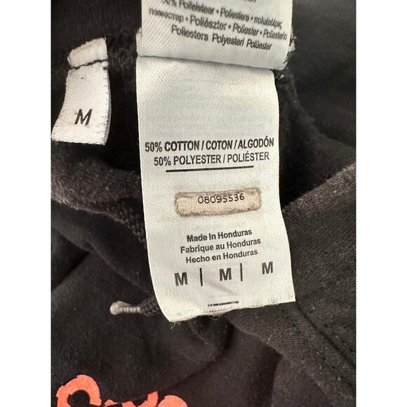 Crooked Tongues Rave and Misbehave May 6 Black Hoodie Size M Unisex Cherry Print - Picture 9 of 9